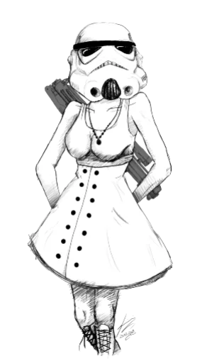 💁 Стикер «StoormTroopers Girls» для Telegram