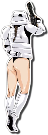 💁 Стикер «StoormTroopers Girls» для Telegram