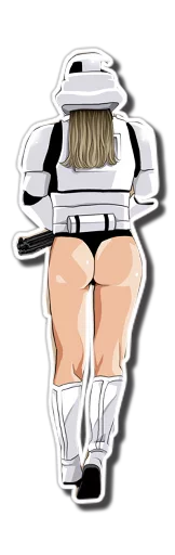 💁 Стикер «StoormTroopers Girls» для Telegram