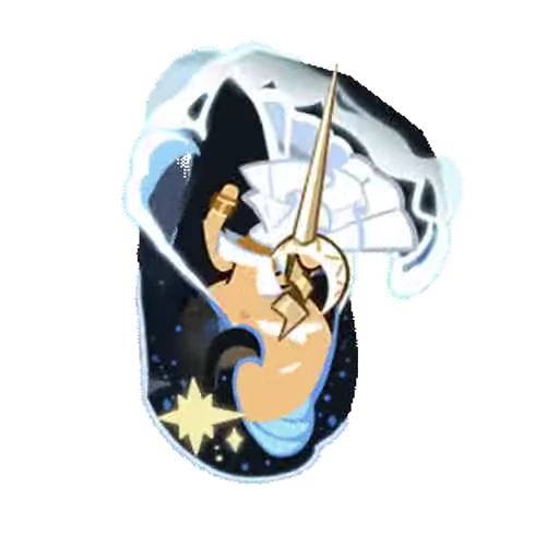 🌊 Стикер «Sea Fairy Cookie» для Telegram