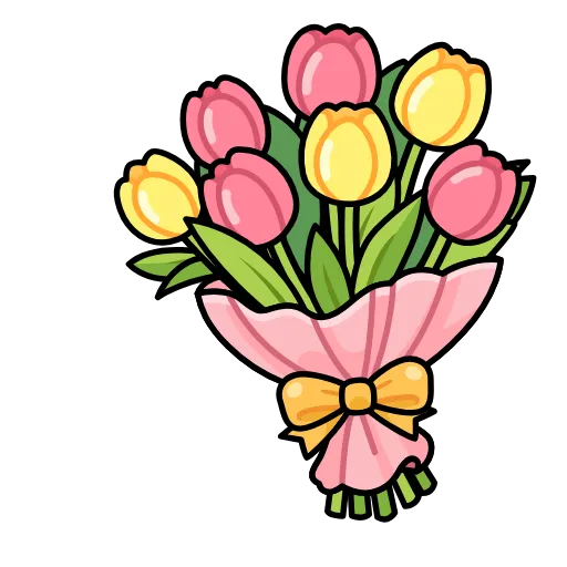 🤩 Эмодзи «Открытки на 8 марта» для Telegram