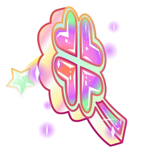 Стикер 25 Clover Pin