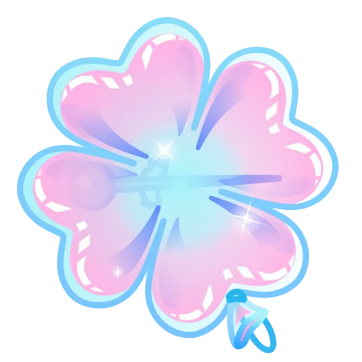 Стикер 5 Clover Pin