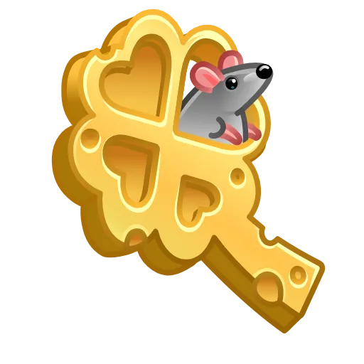 Стикер 3 Clover Pin