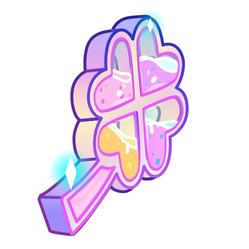 Стикер 21 Clover Pin
