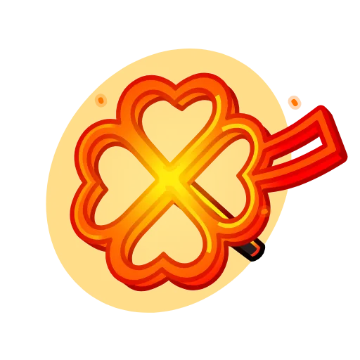 Стикер 8 Clover Pin