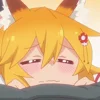 Стикер 25 ⠀ ⠀ ⠀ Fox senko san