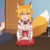 Стикер 23 ⠀ ⠀ ⠀ Fox senko san