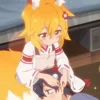 Стикер 45 ⠀ ⠀ ⠀ Fox senko san