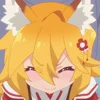 Стикер 35 ⠀ ⠀ ⠀ Fox senko san