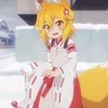 Стикер 42 ⠀ ⠀ ⠀ Fox senko san