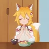 Стикер 12 ⠀ ⠀ ⠀ Fox senko san