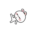 Стикер 50 Hyper Rabbit