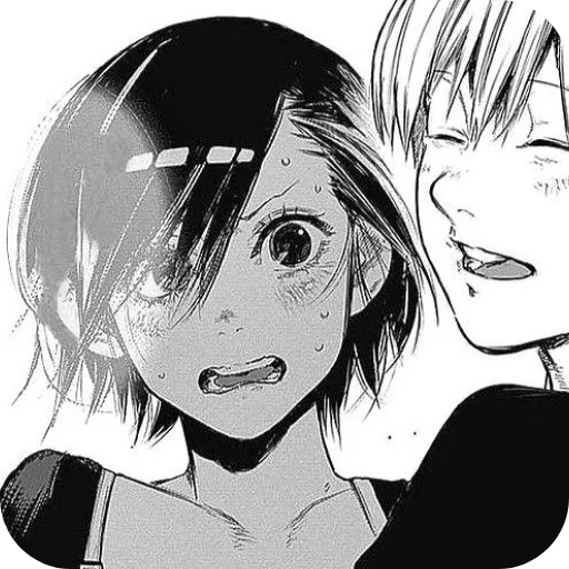 ❤ Стикер «Kaneki Touka» для Telegram