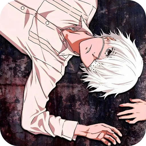 ❤ Стикер «Kaneki Touka» для Telegram