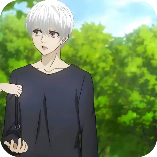 ❤ Стикер «Kaneki Touka» для Telegram