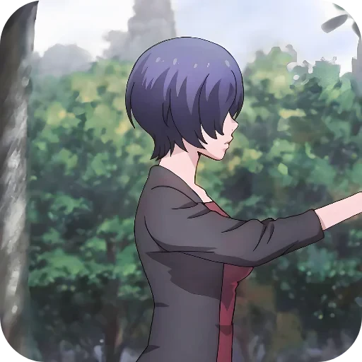 ❤ Стикер «Kaneki Touka» для Telegram