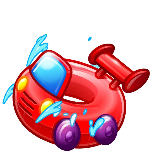 Стикер 26 Pool Float - Эмодзи из новых тг подарков