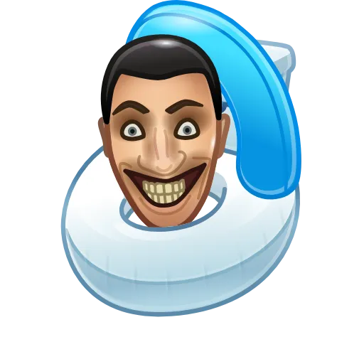 Стикер 19 Pool Float - Эмодзи из новых тг подарков