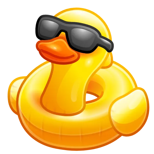 Стикер 29 Pool Float - Эмодзи из новых тг подарков