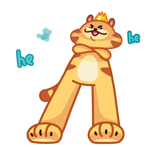 Стикер 13 Tendy Tiger