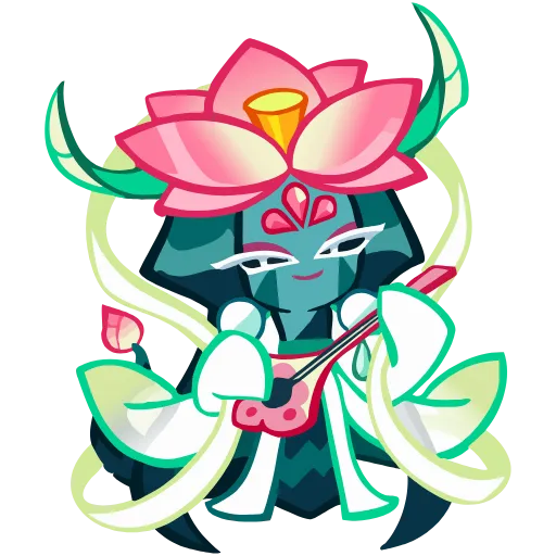 🤩 Эмодзи «⠀ ⠀⠀ ⠀Lotus Dragon» для Telegram