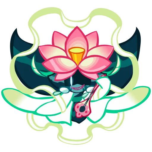 🤩 Эмодзи «⠀ ⠀⠀ ⠀Lotus Dragon» для Telegram