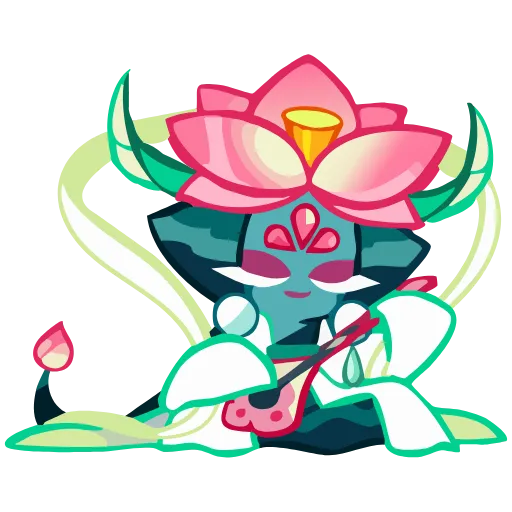 🤩 Эмодзи «⠀ ⠀⠀ ⠀Lotus Dragon» для Telegram