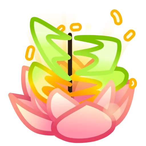 🕯 Эмодзи «⠀ ⠀⠀ ⠀Lotus Dragon» для Telegram