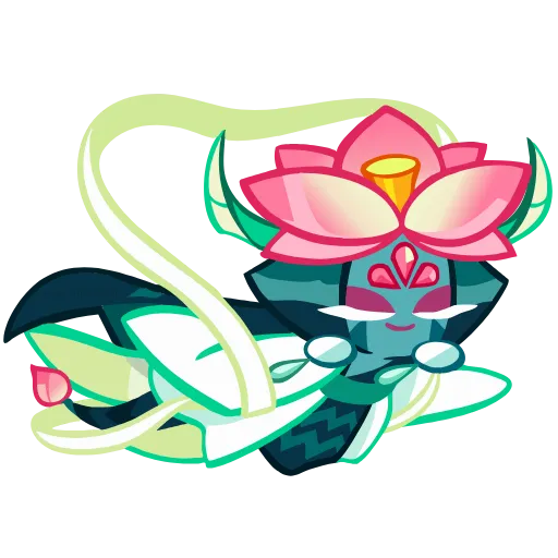 🤩 Эмодзи «⠀ ⠀⠀ ⠀Lotus Dragon» для Telegram