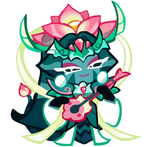 🤩 Эмодзи «⠀ ⠀⠀ ⠀Lotus Dragon» для Telegram