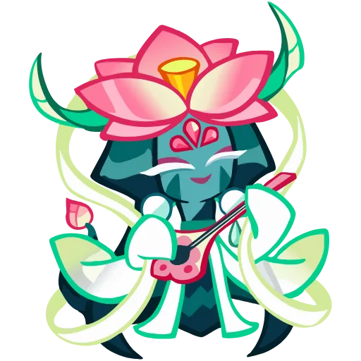 🤩 Эмодзи «⠀ ⠀⠀ ⠀Lotus Dragon» для Telegram
