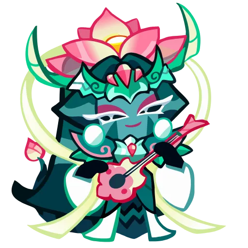 🤩 Эмодзи «⠀ ⠀⠀ ⠀Lotus Dragon» для Telegram