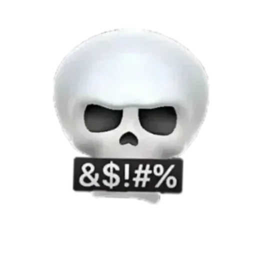 ⛑ Стикер «Черепки» для Telegram