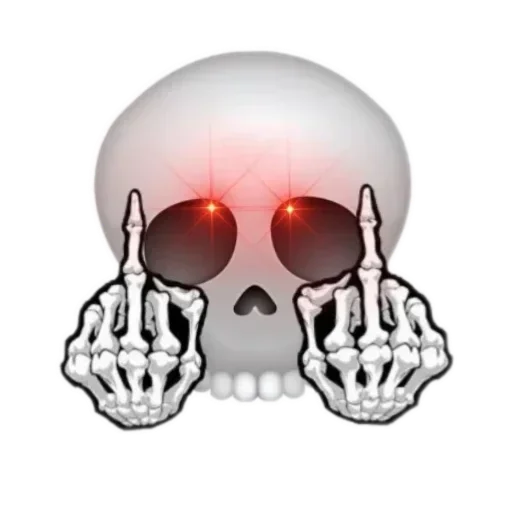 💀 Стикер «Черепки» для Telegram