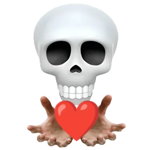 ❤ Стикер «Черепки» для Telegram