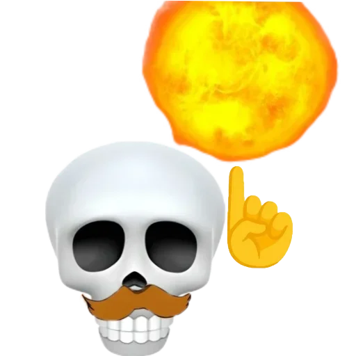 💀 Стикер «Черепки» для Telegram