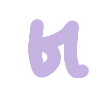 🤩 Эмодзи «Лавандовый шрифт» для Telegram