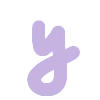 🤩 Эмодзи «Лавандовый шрифт» для Telegram