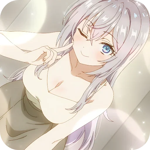 ❤ Стикер «Love anime» для Telegram
