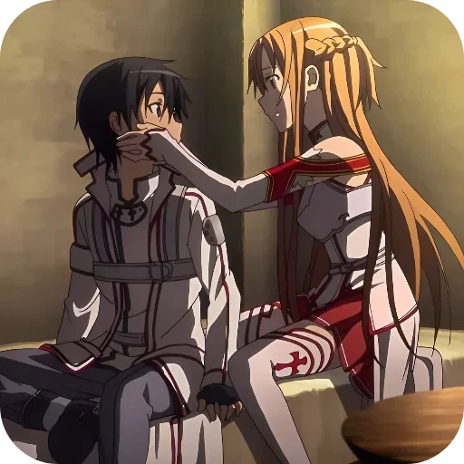 🥰 Стикер «Love anime» для Telegram