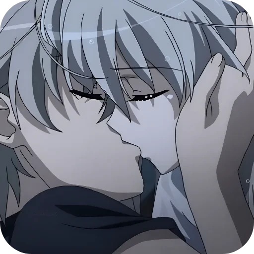 ❤ Стикер «Love anime» для Telegram