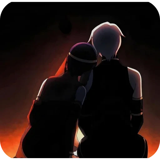 🥰 Стикер «Love anime» для Telegram