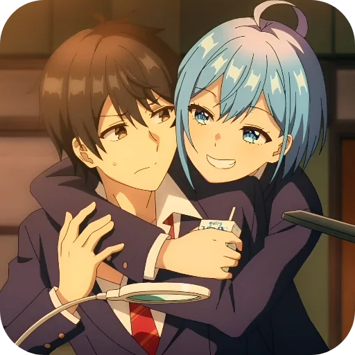 ❤ Стикер «Love anime» для Telegram