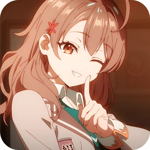 ❤ Стикер «Love anime» для Telegram