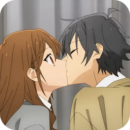 🥰 Стикер «Love anime» для Telegram