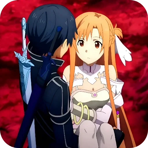 🥰 Стикер «Love anime» для Telegram