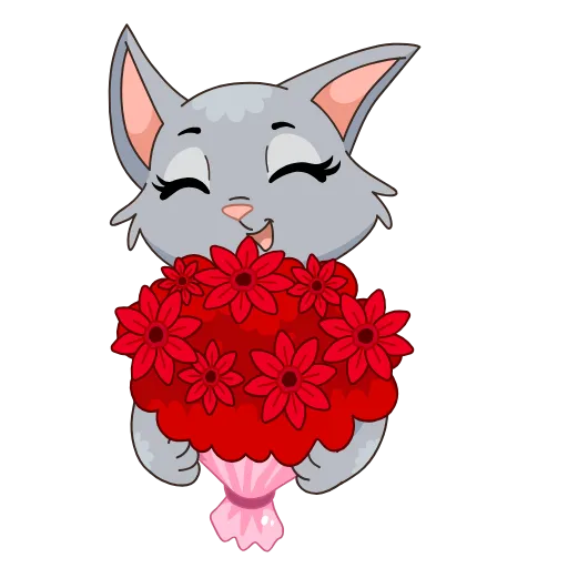 Стикер 32 🤩💐💐💐💐💐🌹🌷🌺