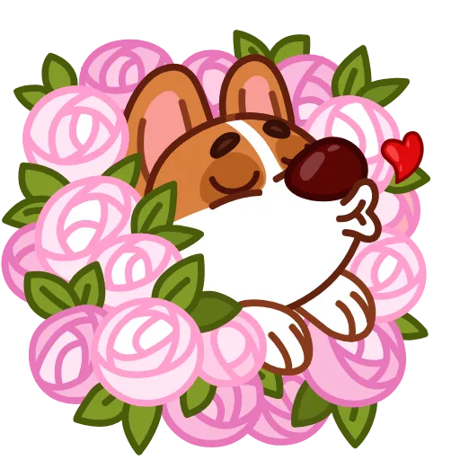 Стикер 61 🤩💐💐💐💐💐🌹🌷🌺