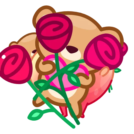 Стикер 22 🤩💐💐💐💐💐🌹🌷🌺